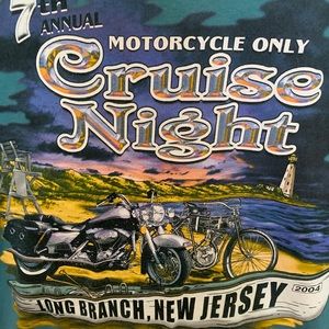 Harley Davidson NJ bike night Tee shirt sz M